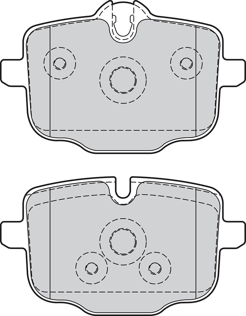 Jeu de 4 plaquettes de frein VALEO ref. 302137